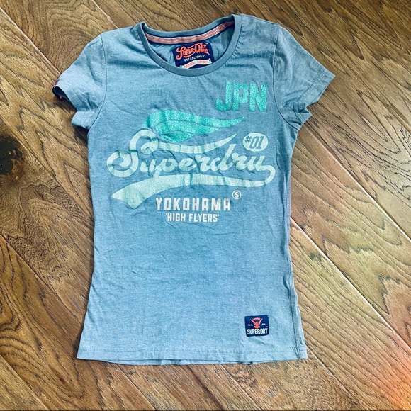 Vintage SuperDry Japan Yokohama Logo Tee | Size XS - Picture 2 of 6